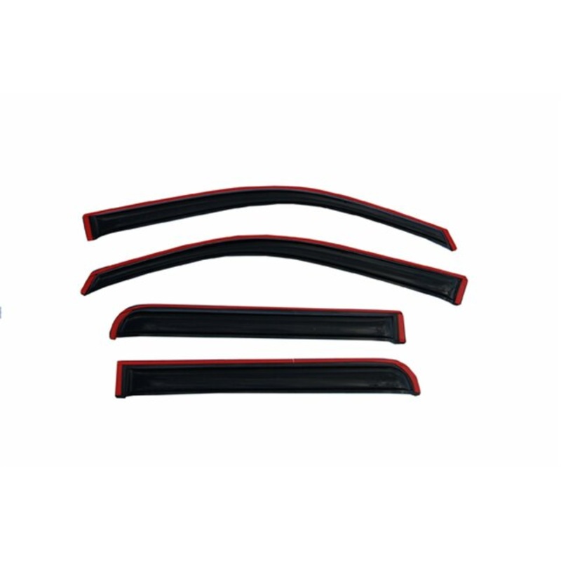 Auto Ventshade [AVS] In-Channel Rain Guards Compatible with –  Ford F-150 SuperCrew; 2010 –  SVT Raptor SuperCrew | Window Vent Visors, 4 pcs. – Smoke | 194155 2014