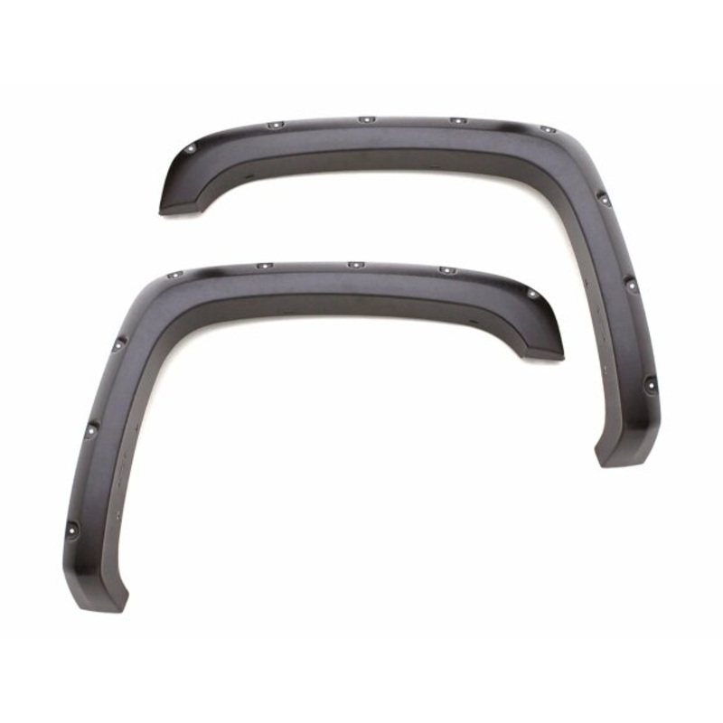 Lund RX605S RX-Jeep Rivet Style Smooth Fender Flare with Stainless Steel Bolts – 4 Piece