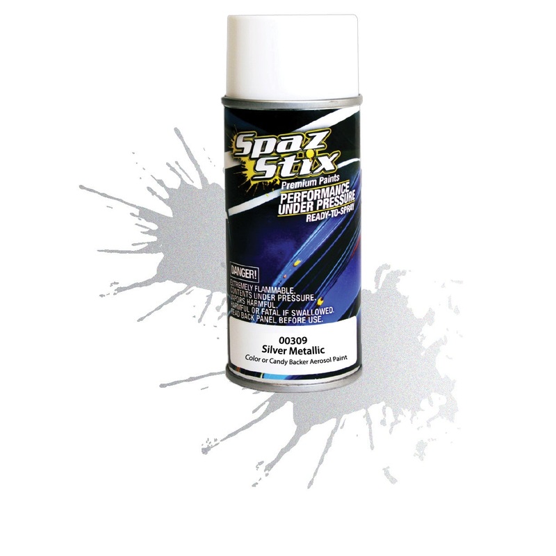 Spaz Stix Sliver Metallic Backer/Basecoat Aresol 3.5OZ