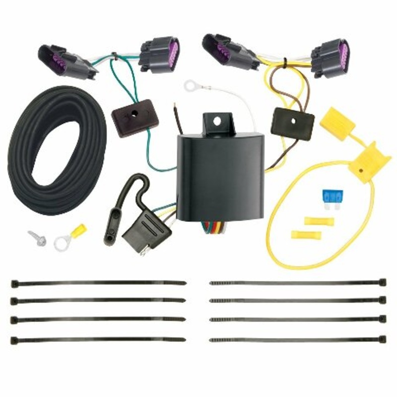 Tekonsha T-One T-Connector Harness, 4-Way Flat, Compatible with Select Dodge Durango