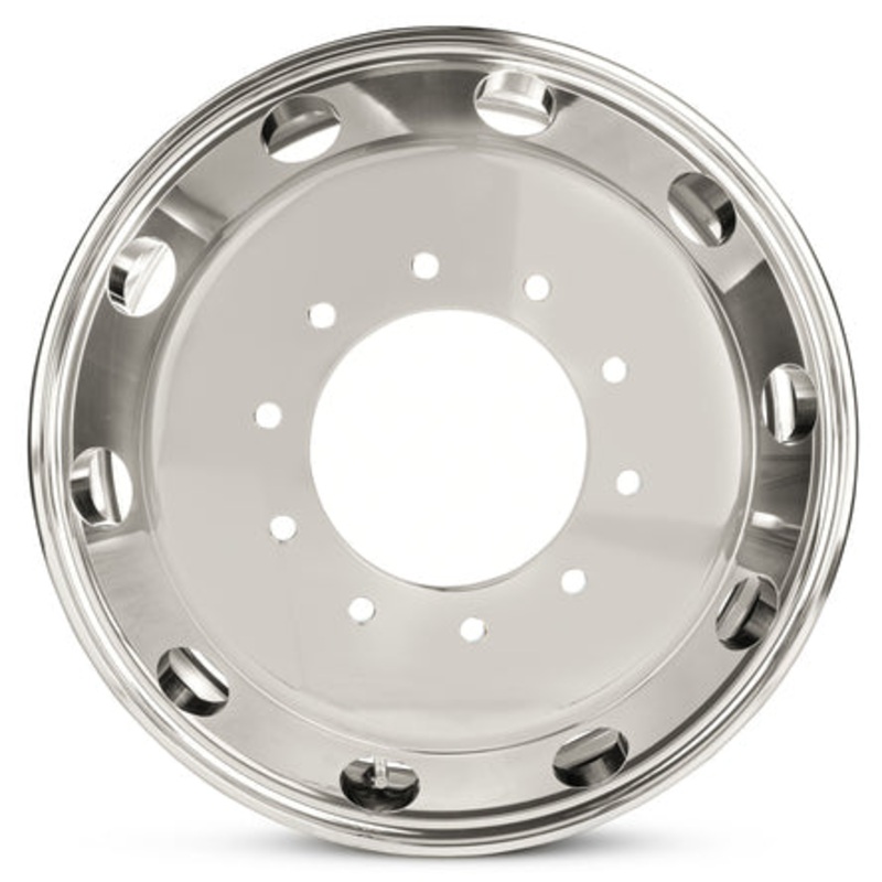 19.5×6 Road Roady RRW-F550B FORD F-450/F-550 DODGE 4500/5500 DUALLY Aluminum Wheels 10×225 Set of 4 (Fits Stock Tire Sizing)