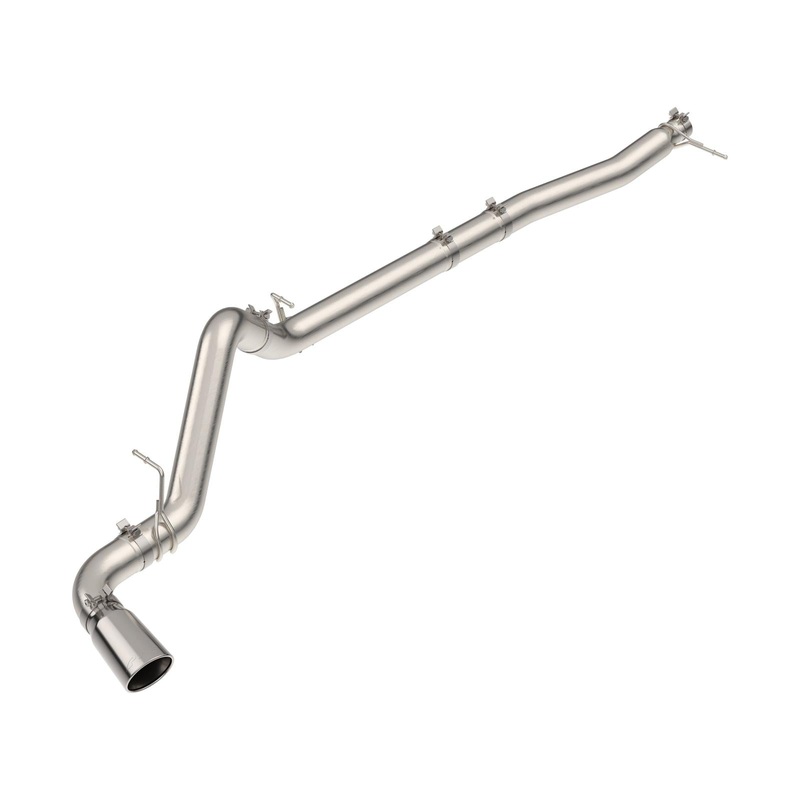 23-25 GM 3.0L Duramax 304 Stainless Steel DPF-Back Performance Exhaust Kit – Single Exit Raw Pipe Polished Tip Pacific Performance Engineering