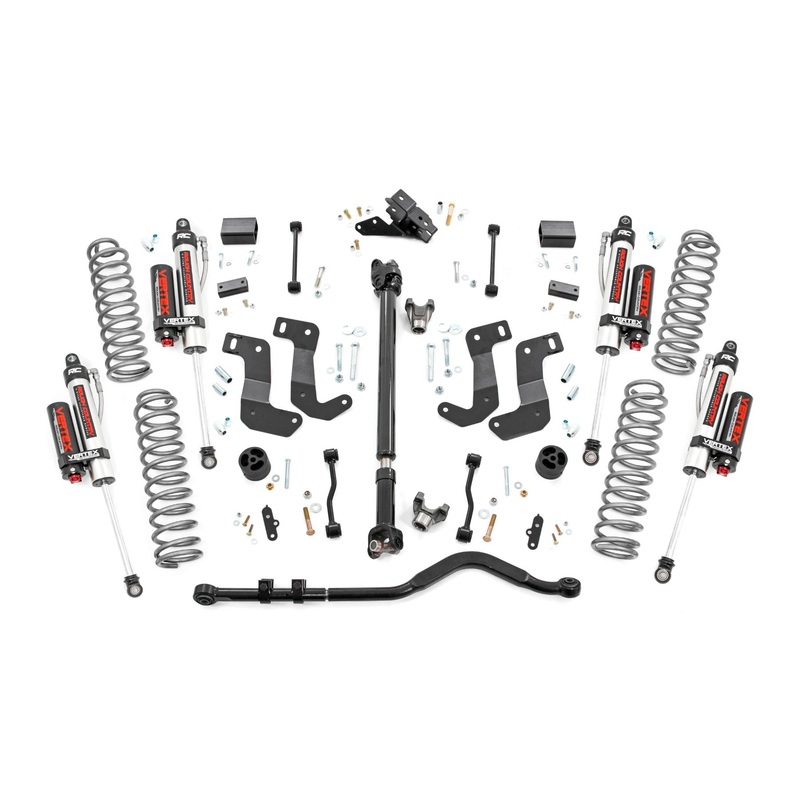 3.5 Inch Lift Kit | C/A Drop | FR D/S | Vertex | Jeep Wrangler Unlimited (18-23)