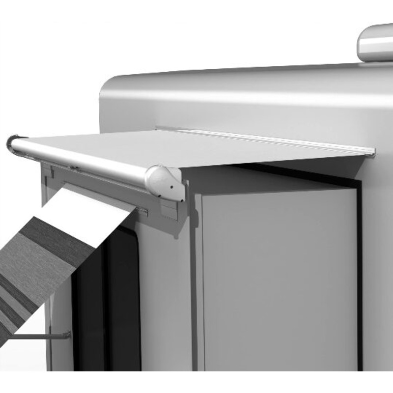 Carefree UQ06162JV SideOut Kover III Black 61″ Slideout Awning with Deflector