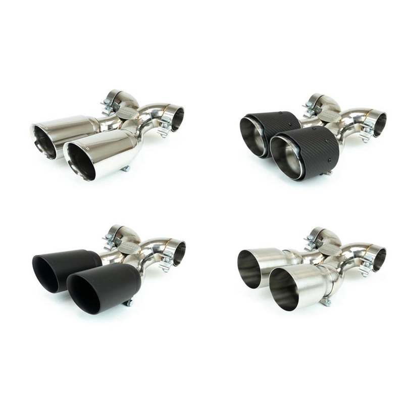 Fabspeed – Porsche 981 Boxster/Cayman Maxflo TRUE X-Pipe with Dual Tips (2013-2016)