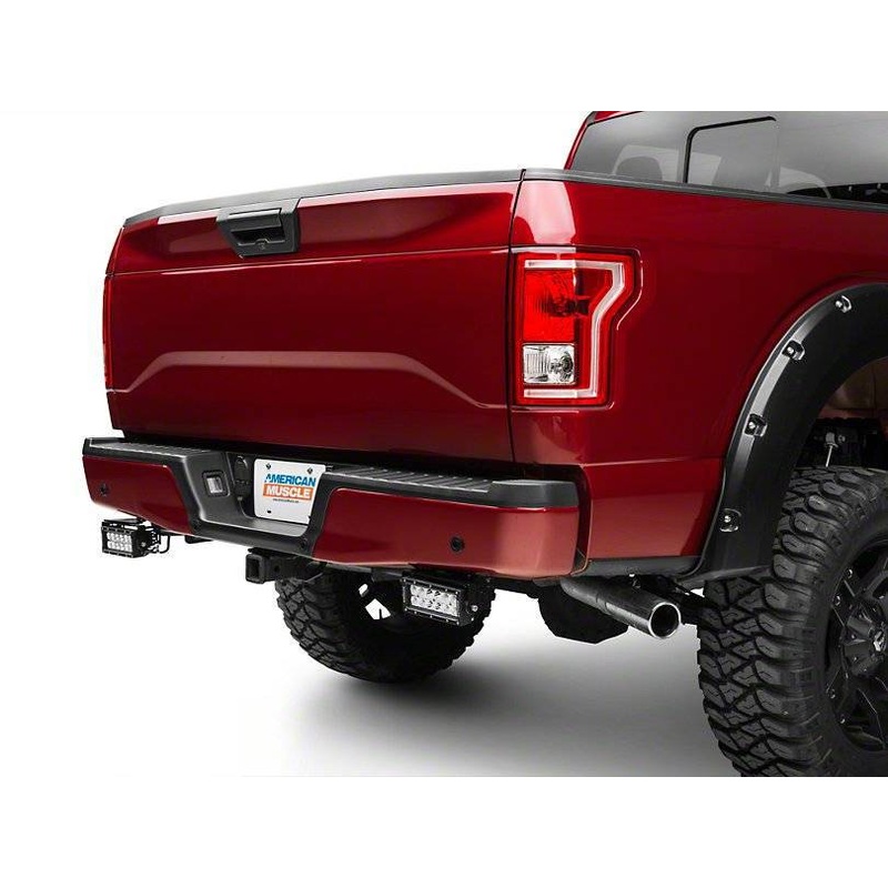 ZROADZ Z385731-KIT Black Mild Steel Rear Bumper LED Kit Fits 2015-2017 Ford F-150