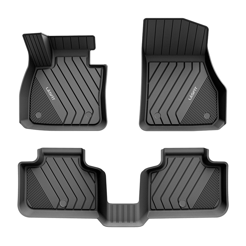 Fit for 2016-2022 BMW X1 & 2018-2023 X2 Custom Floor Mats TPE Material 1st & 2nd Row