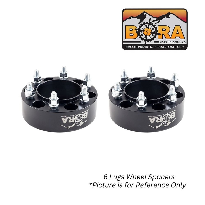 BORA 2023-2025 Chevrolet Colorado Aluminum 1″ Wheel Spacers  (Bolt Pattern 6×139.7 / Hub Bore 77.8) (Sold by Pair)