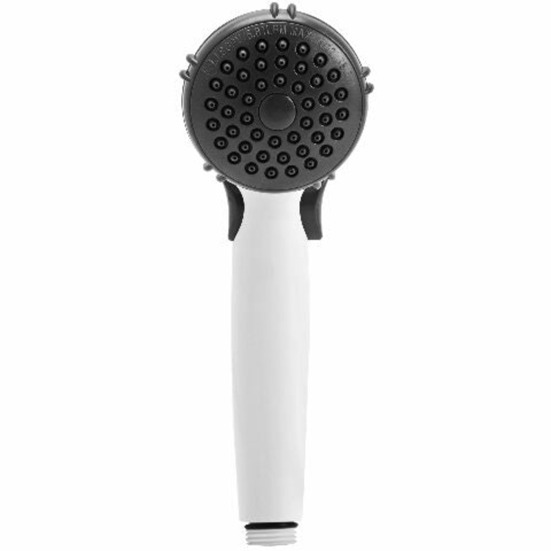 Dura Faucet DF-SA400-WT RV Hand Held Shower Wand – Water-Saving Trickle Switch (White)