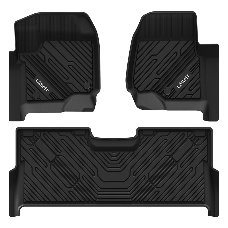 Fit for 2017-2025 Ford F-250 F-350 F-450 F-550 Crew Cab Floor Mats, Only Fit Factory Storage & Carpet Floor