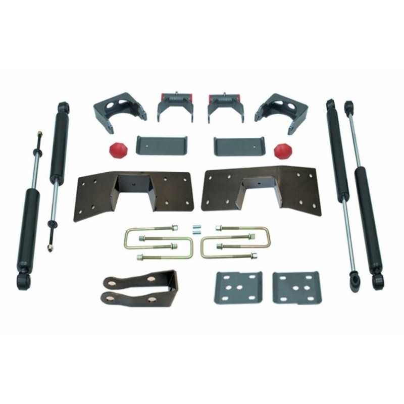 MaxTrac 200950 Lowering Kit Box 5 in. Drop Kit Incl. Rear Flip Kit Rear C-Notch Frame Support Rear Shock Angle Corrector Front And Rear Maxtrac Shocks Lowering Kit Box