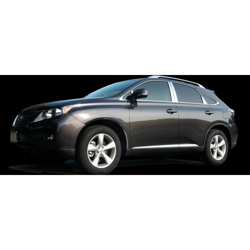 QAA PP10126 Stainless Steel Pillar Post Trim 6pc, Fits 2010-2015 Lexus RX350/RX450