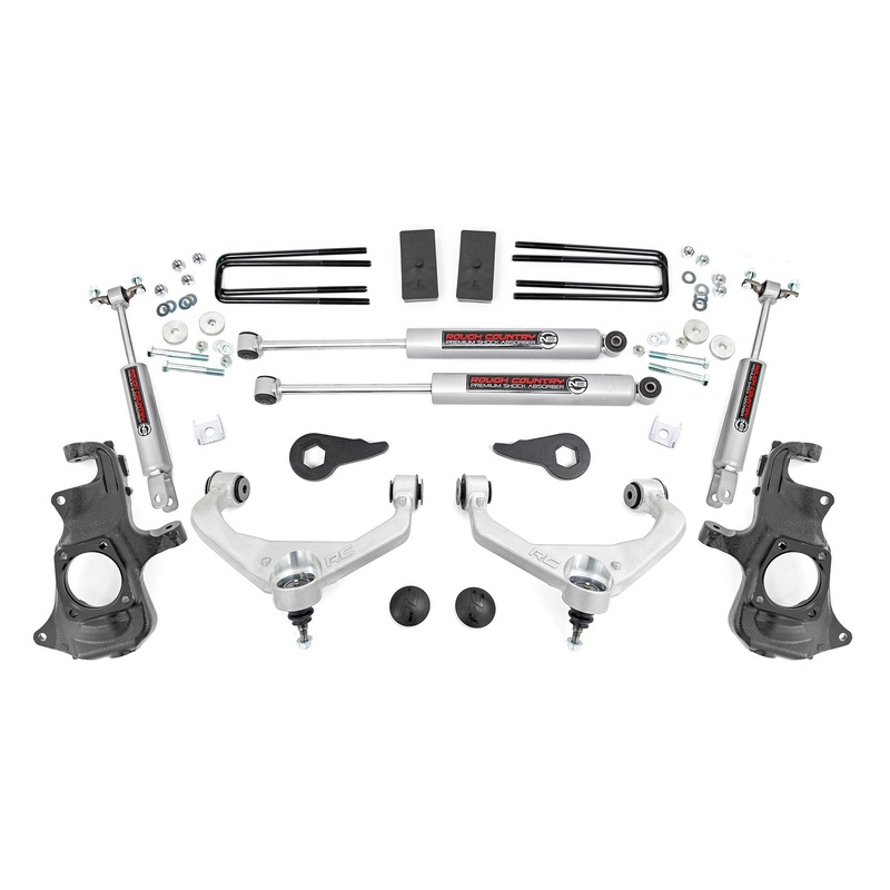 Rough Country 3.5 Inch Lift Kit Knuckle Fits Chevrolet/GMC 3500 2/4WD 2011-2019