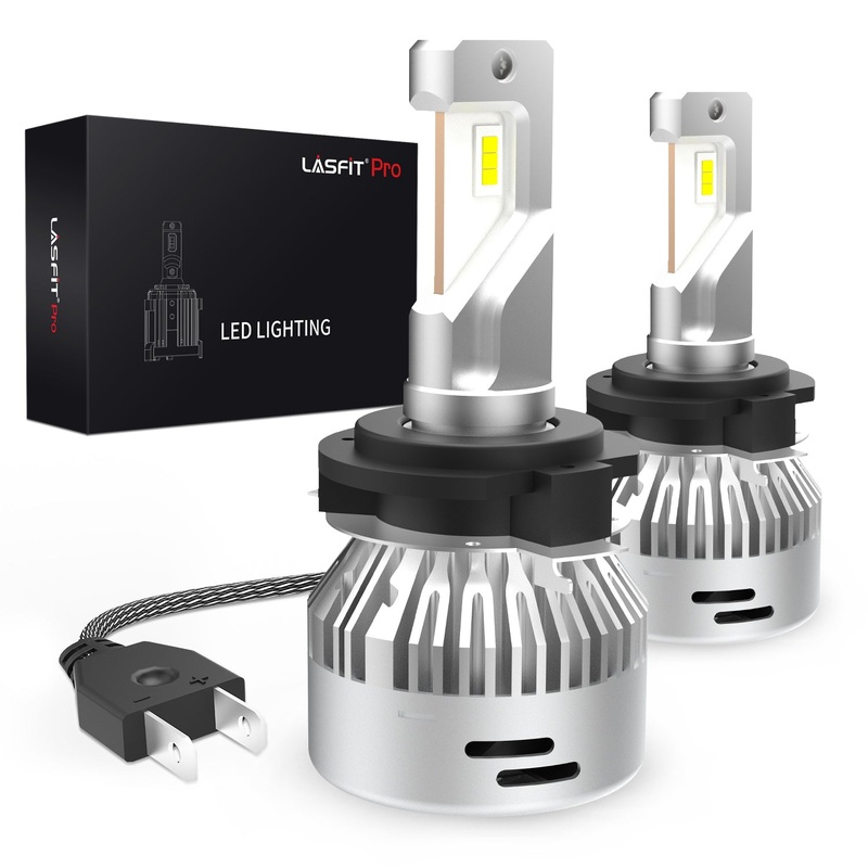 Pro Series H7 LED Bulbs w/Retainer Adapter Fit for Volkswagen BMW Mercedes Benz | 2 Bulbs