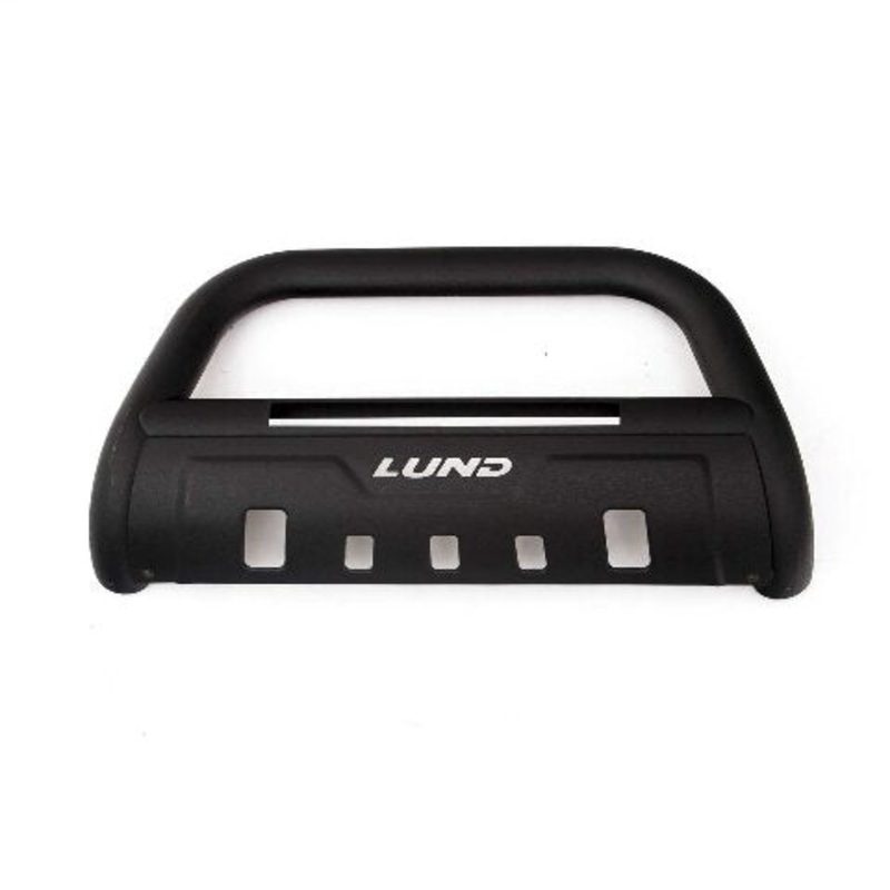 RealTruck Lund 47121215 Black Bull Bar with Integrated 20″ LED Light Bar Compatible with Ford F-250, F-350, F-450, F-550 2017-2018