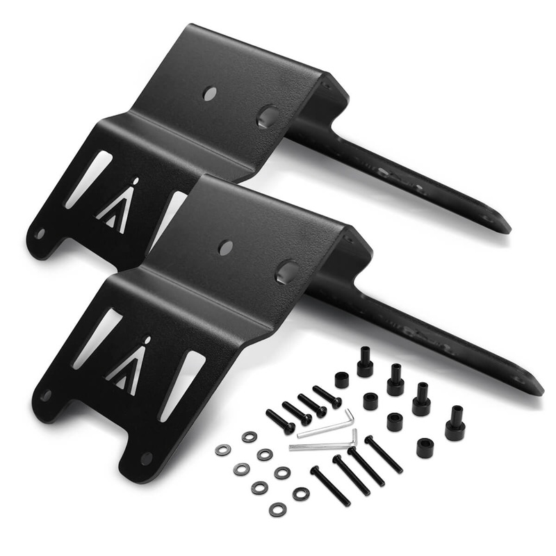 Fit For 2018-2024 Jeep Wranger JL Gladiator JT Low Profile Ditch Light Brackets (Don’t Fit Mojave or 4xe) | LASFIT
