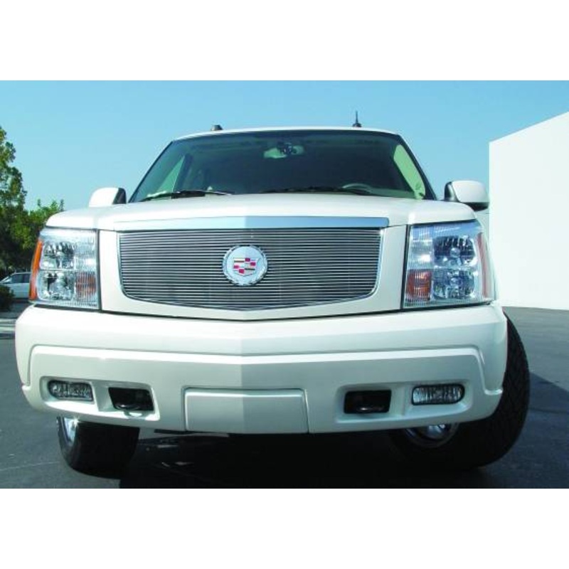 T-REX Grilles 20182 Polished Aluminum Horizontal Grille Fits 2002-2006 Cadillac Escalade Escalade EXT Escalade ESV