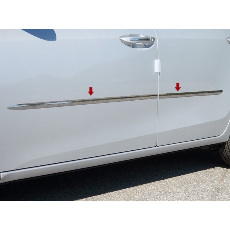 Toyota Corolla 2014-2019, 4-door, Sedan (4pc Stainless Steel Body Side Molding Accent) AT14112 QAA