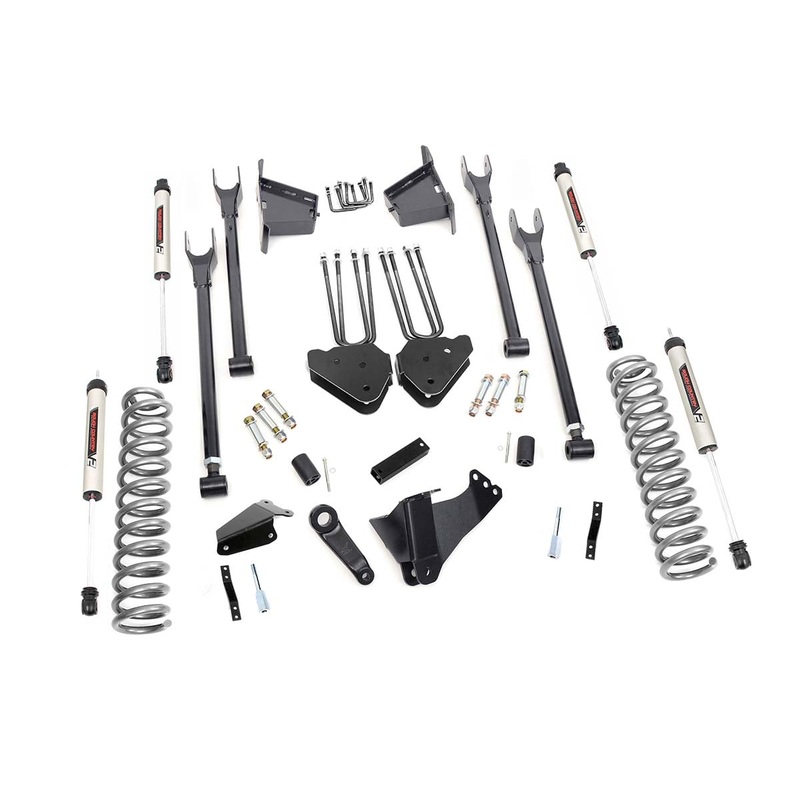 8 Inch Lift Kit | 4 Link | RR Blocks | V2 | Ford F-250/F-350 Super Duty (05-07)