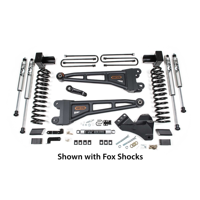 BDS Suspension 4″ Radius Arm Suspension System 2017-2019 Ford F250/F350 4WD 1520H