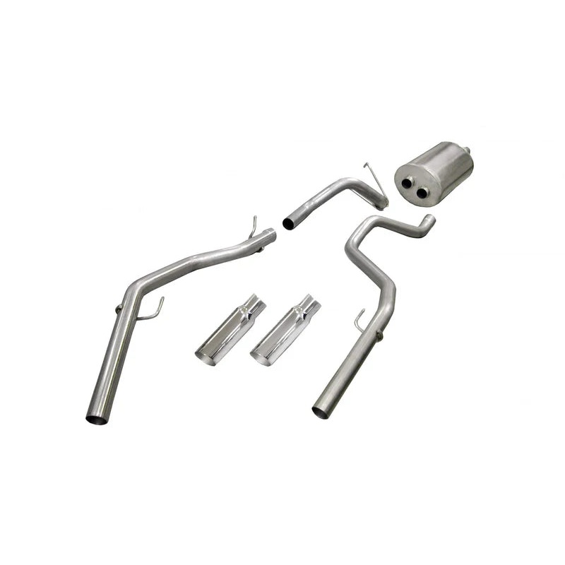 Corsa Performance – Sport / 3.0 in Cat-Back DRE 4.0 in Single Tips | 2009-2021c RAM 1500 4.7L, 5.7L 140WB