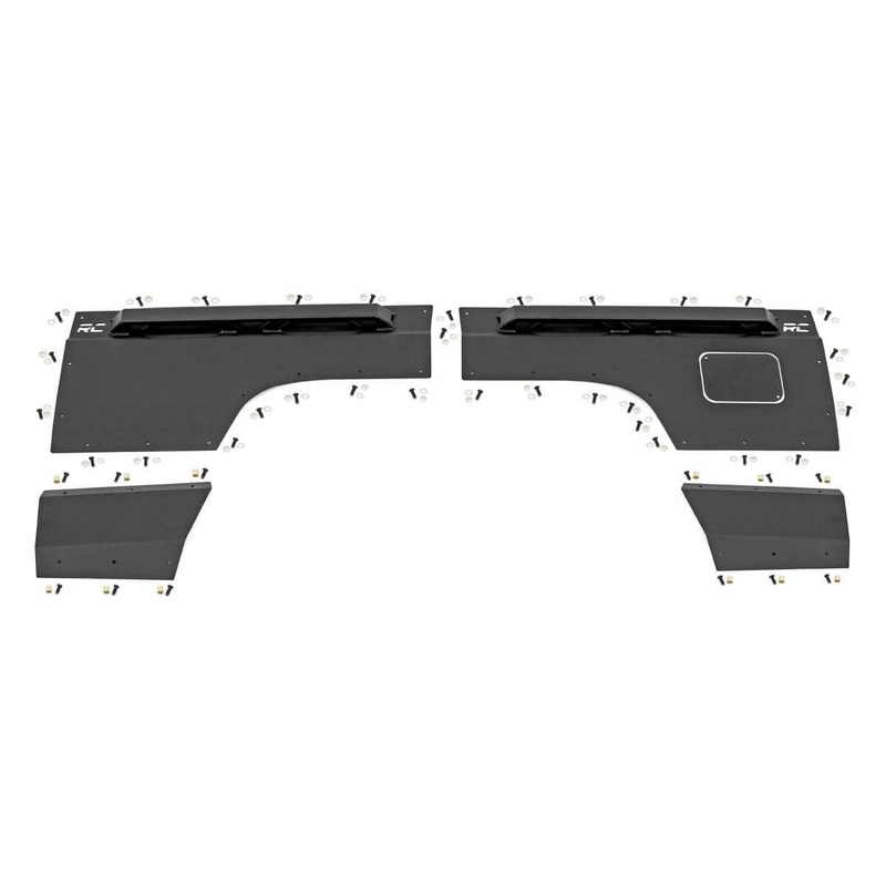 Fender & Quarter Panel Armor | Rear | Combo | Jeep Cherokee XJ 2WD/4WD (97-01)