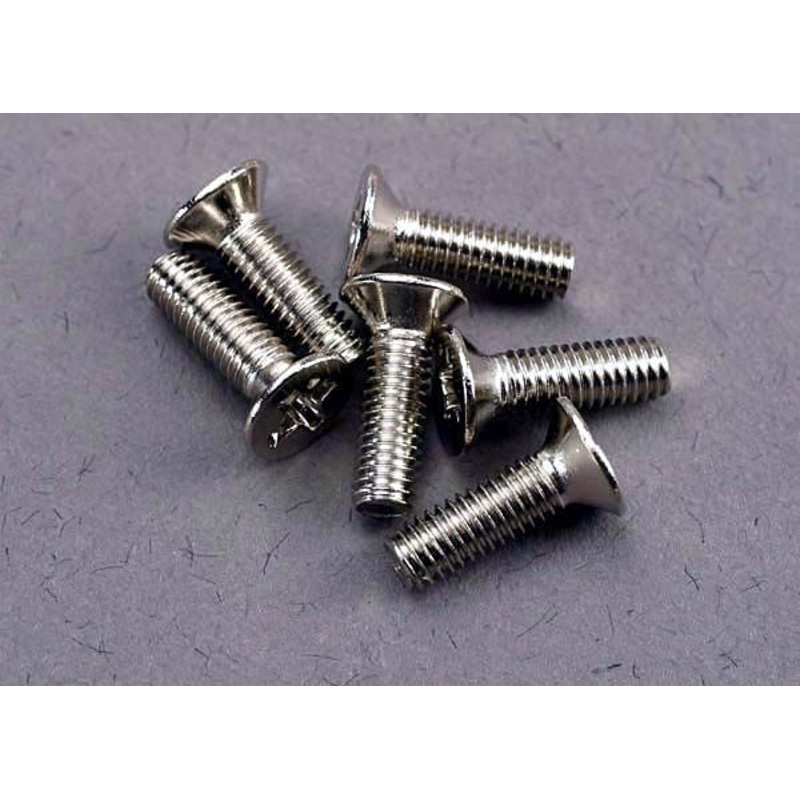 Traxxas Screws Countersunk 3x10mm (6)