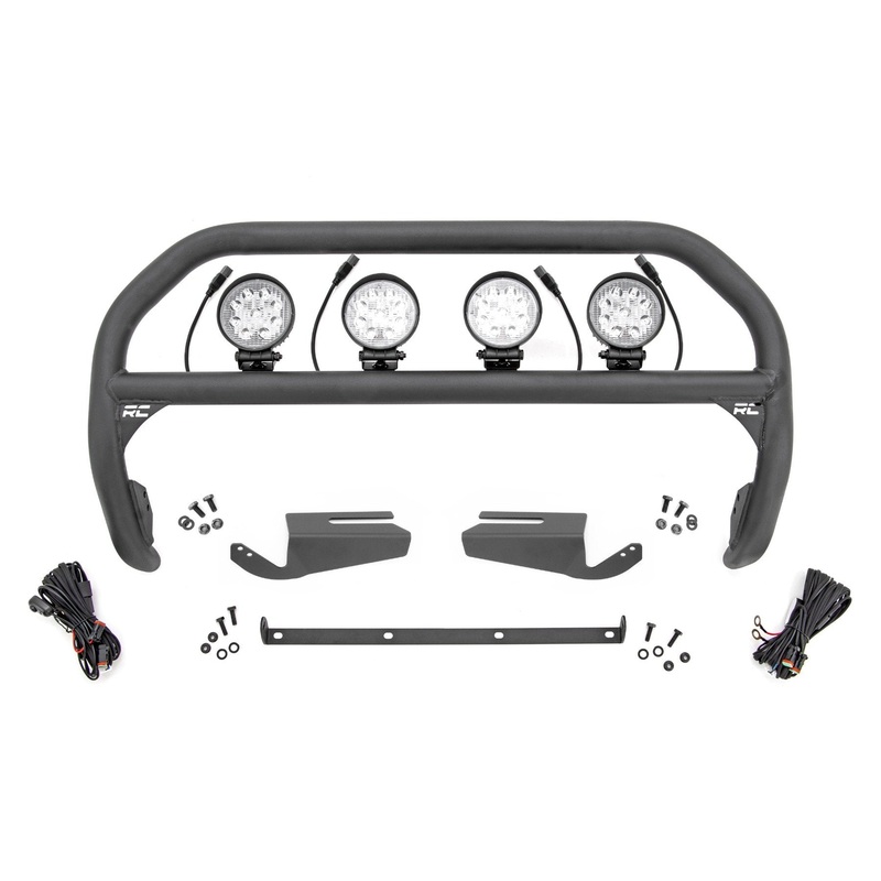 Nudge Bar | 4 Inch Round Led (x4) | OE Modular Steel | Ford Bronco 4WD (21-24)