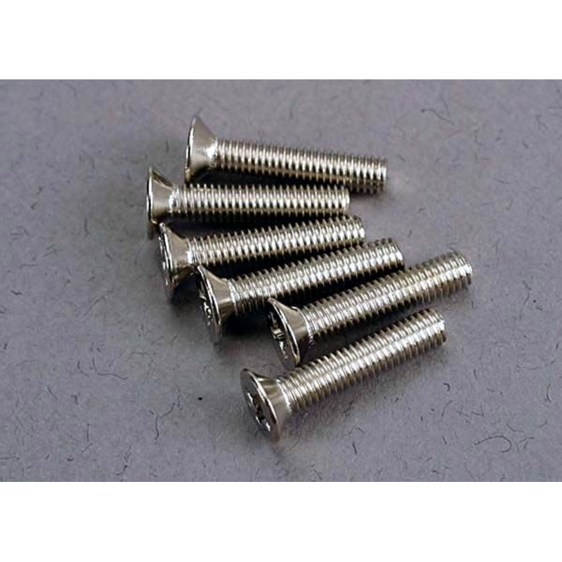 Traxxas Screws Countersunk 3x15mm (6)