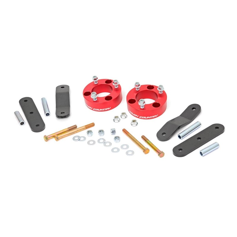 2.5 Inch Leveling Kit | Red Spacers | Nissan Frontier (05-24)/Xterra (05-15)