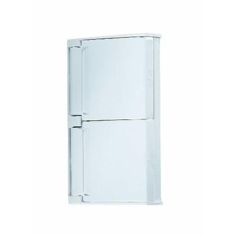 RV Designer S905, Weatherproof Dual Outlet Cover with Snap Cover Plate, White, AC Electrical