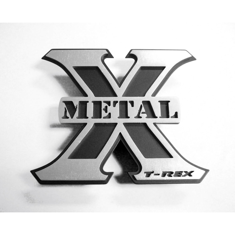 T-REX Grilles 6710016 Brushed Mild Steel Badge Logo