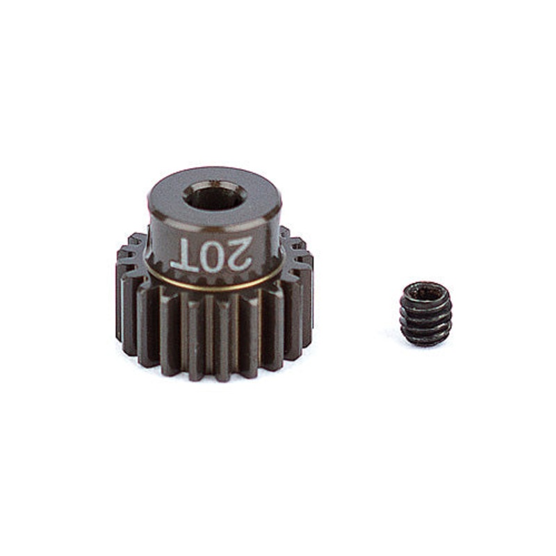Team Associated FT Aluminum Pinion Gear, 20T 48P, 1/8″ shaft