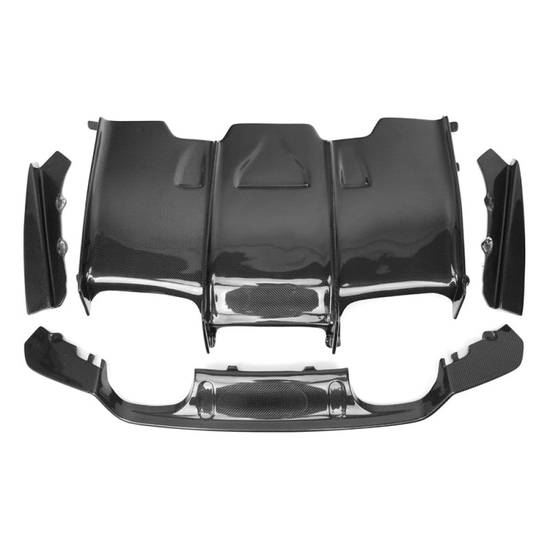 2014-2021 BMW M3/M4 PSM Style 4 Piece Carbon Fiber Diffuser | F80/F82/F83
