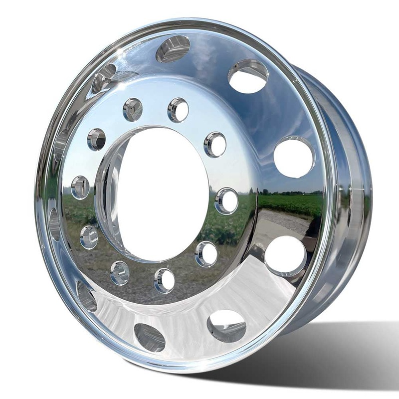 24.5×8.25 Northstar 10×11.25″ Stud Pilot (Budd) Mirror Polish Both Sides