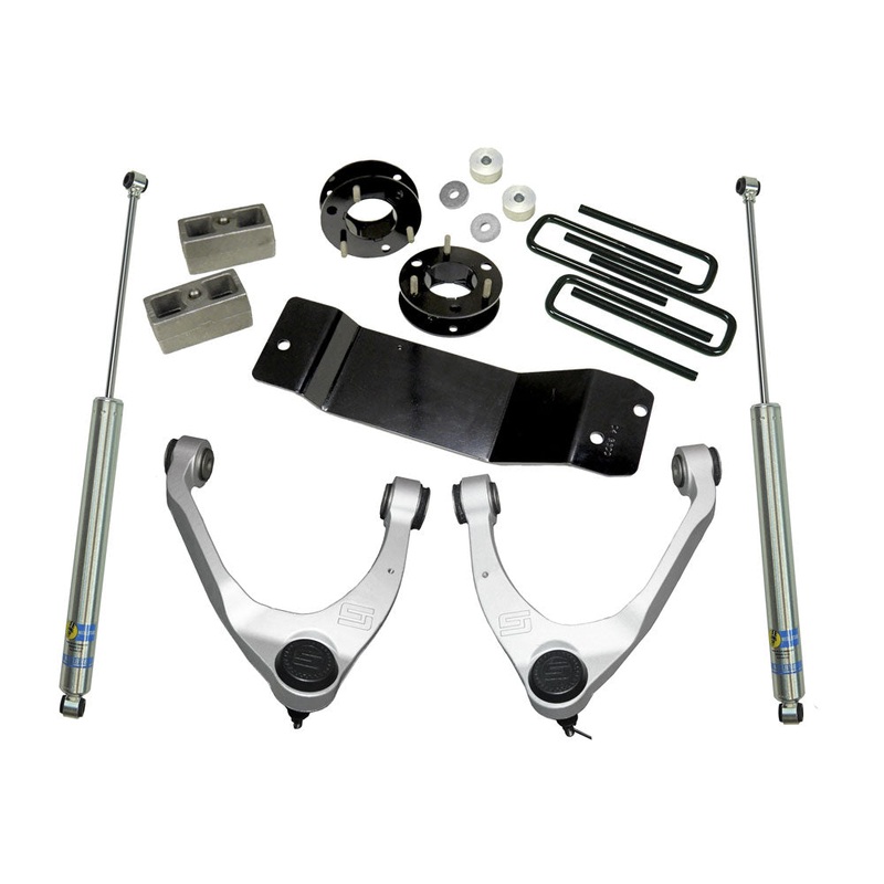 3.5″ Upper CtrlArmKit-14-18(19OldBody)GM1500 4WDwOE Al or SS CtrlArms wBilRrShks 3600B