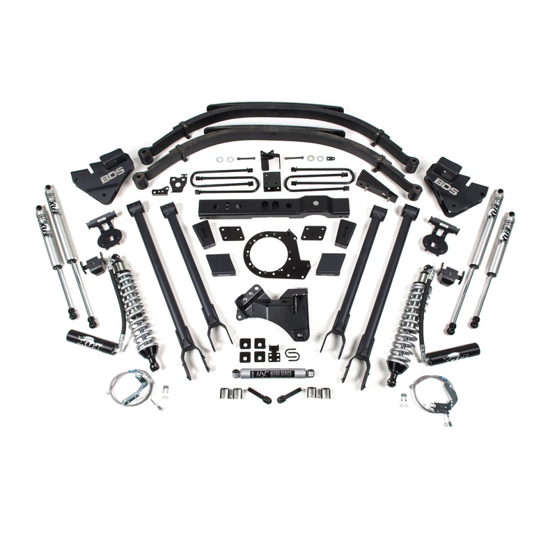 BDS Suspension 8″ 4-Link Arm Coil-Over Suspension System 2017-2019 Ford F250/F350 4WD Diesel Only 1541F