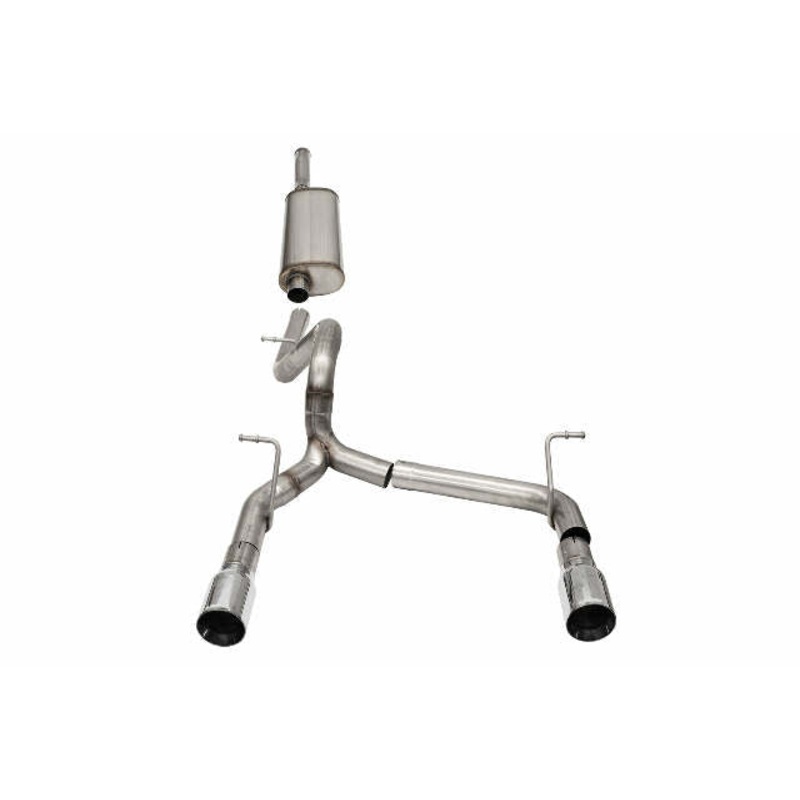 Corsa Performance 21124 Sport Cat-Back Exhaust System Fits 18-21 Wrangler (JL)