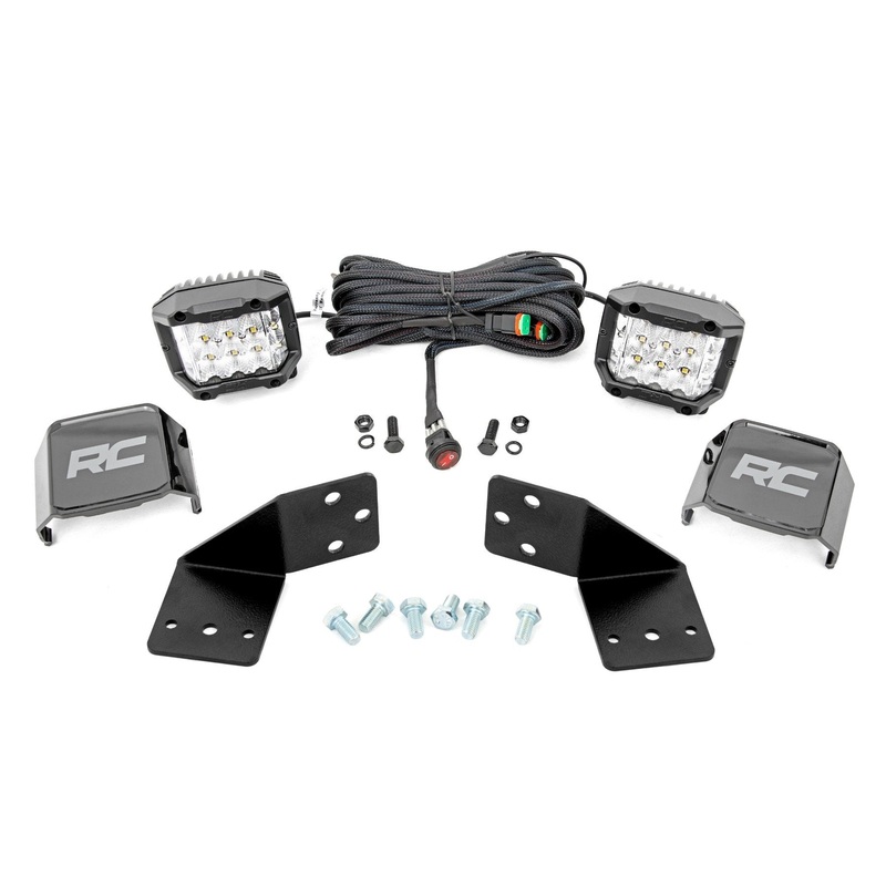 LED Light Kit | Rear Mount | 3″ Chrome Pair | Wide Angle | CFMOTO UFORCE 1000