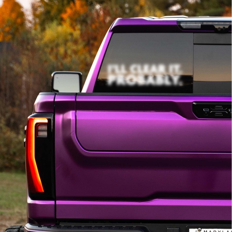 Mystery Die-Cut Window Decal