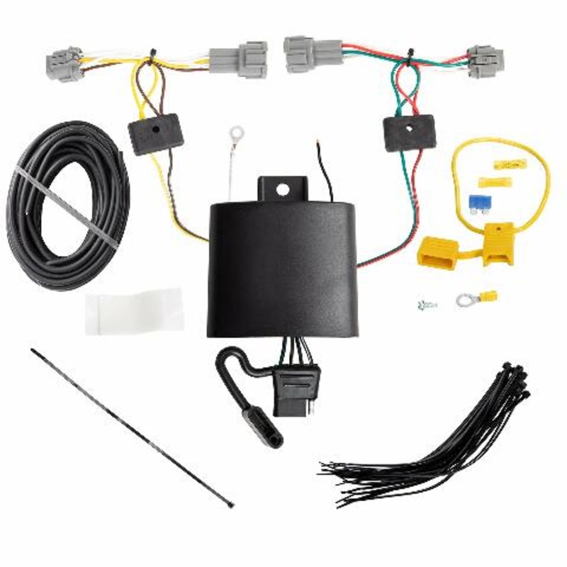 Tekonsha T-One T-Connector Harness, 4-Way Flat, Compatible with Select Nissan Kicks