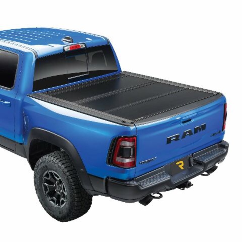 UnderCover Ultra Flex Hard Folding Truck Bed Tonneau Cover | UX3 | Compatible with  – 2022 Dodge Ram 1500, Works with RamBox, Does Not Work With Black Track System 5′ 7″ Bed (67.4″) 2019