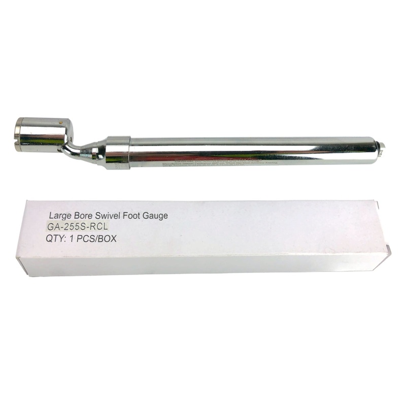 Haltec GA-255S-RCL Large Bore Swivel Foot Air Gauge Recalibratable 10-150 psi