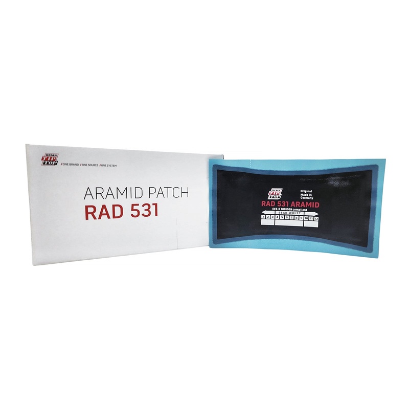 REMA TIP TOP – Self-Vulcanizing Aramid Reinforced Radial Flat Tire Puncture Repair Patches – Available in various sizes