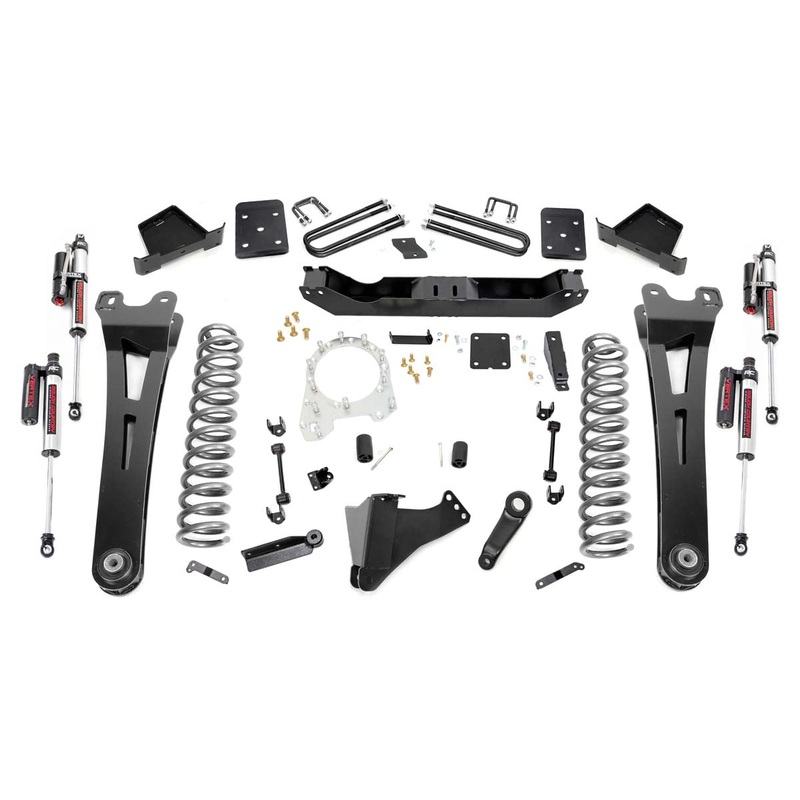 Rough Country 6 Inch Lift Kit Radius Arm No OVLD Vertex Fits Ford F-350 4WD 2017-2022