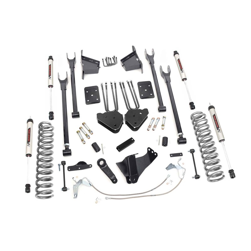 Rough Country 8 Inch Lift Kit 4 Link V2 Fits Ford F-350 4WD 2008-2010