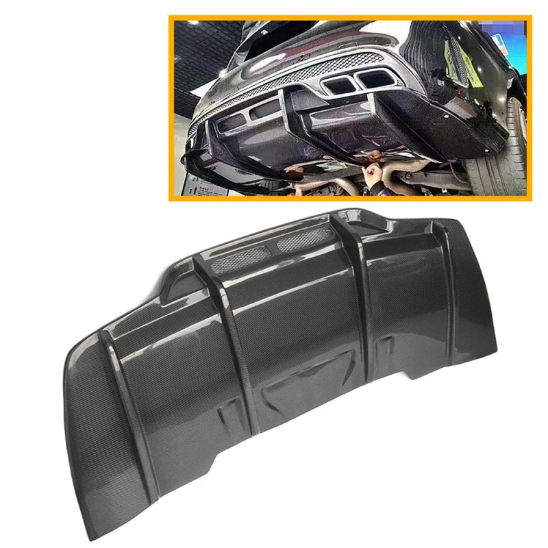 2015-2018 Mercedes-Benz C63 AMG PSM Style Carbon Fiber Rear Diffuser | W205