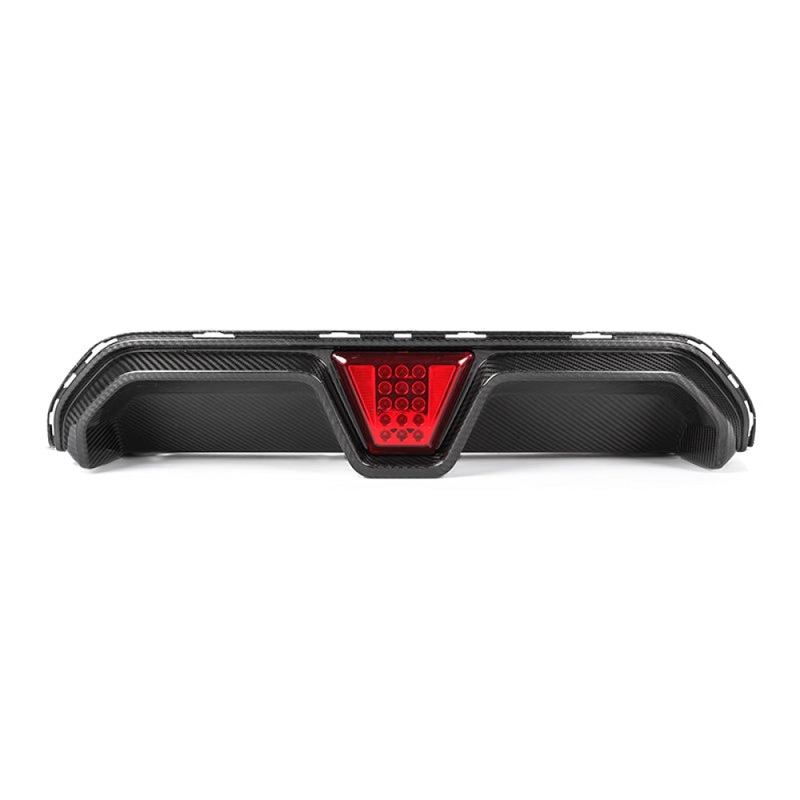 2021-2023 BMW M5 Carbon Fiber CS Style Rear Diffuser with LED Brake Light | F90 LCI