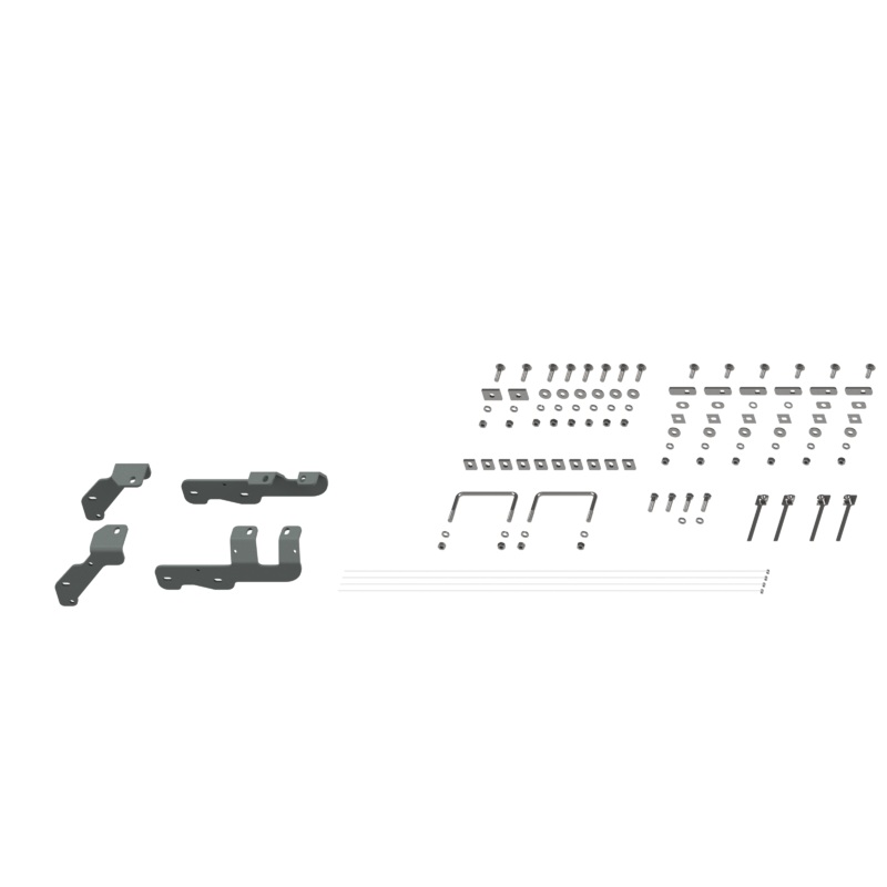 Custom Installation Brackets For Universal Mounting Rails For Some RAM Trucks RVR2604