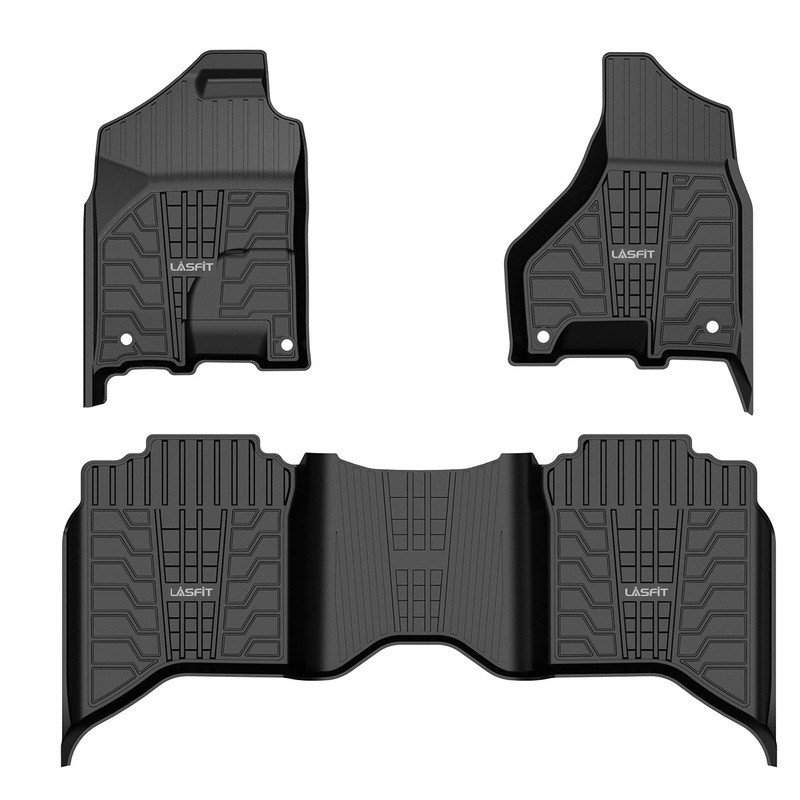 Fit for 2013-2018 Dodge Ram 2500 3500 All-Weather Floor Mats,Fit Carpet Floor Only